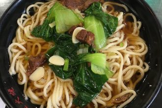 Rindfleischnudelsuppe aus China