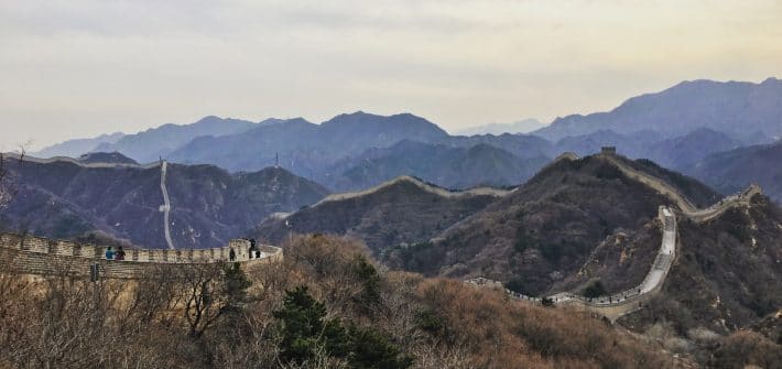Die chinesische Mauer in Badaling ist auch ganz leicht selbst zu erreichen