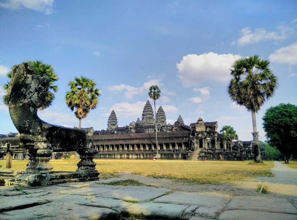 Angkor Wat in Kambodscha, hier im Portrait