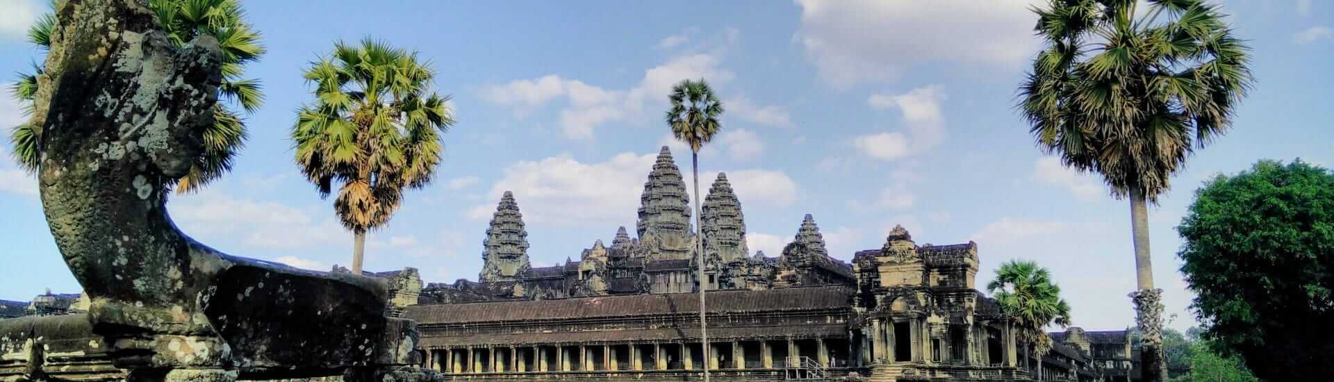 Angkor Wat in Kambodscha, hier im Portrait